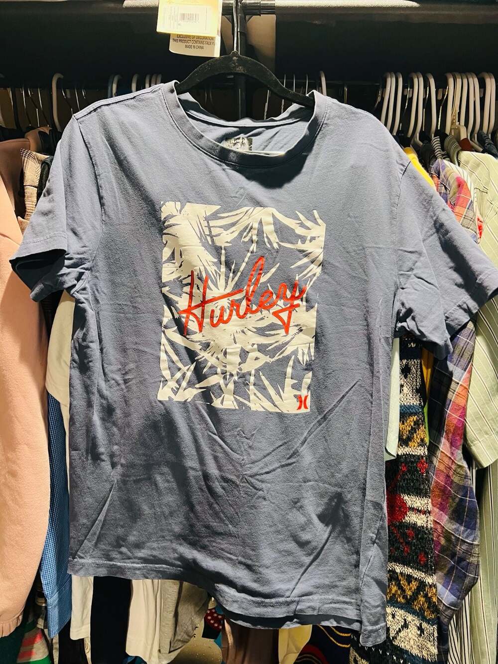 Hurley Palm Tree Graphic Logo T-Shirt